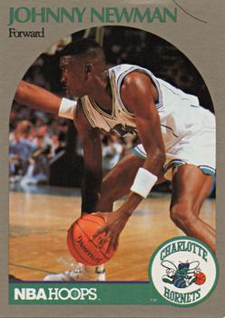 1991 Hoops 100 Superstars #11 Johnny Newman Front