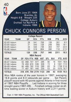 1991 Hoops 100 Superstars #40 Chuck Person Back