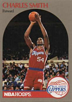 1991 Hoops 100 Superstars #45 Charles Smith Front