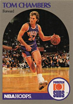 1991 Hoops 100 Superstars #75 Tom Chambers Front