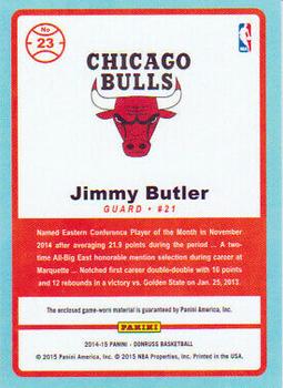 2014-15 Donruss - Game Threads #23 Jimmy Butler Back