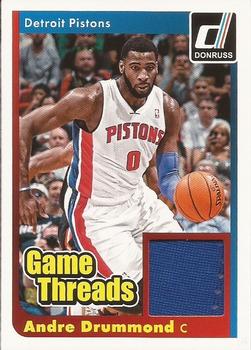 2014-15 Donruss - Game Threads #34 Andre Drummond Front