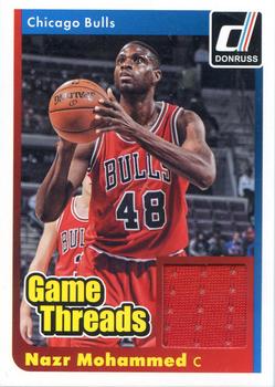 2014-15 Donruss - Game Threads #43 Nazr Mohammed Front