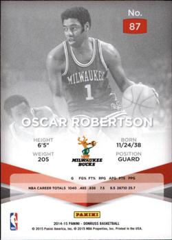 2014-15 Donruss - Elite #87 Oscar Robertson Back