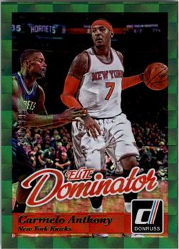 2014-15 Donruss - Elite Dominators #31 Carmelo Anthony Front