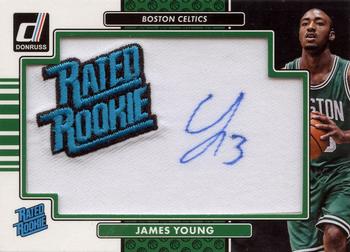 2014-15 Donruss - Rated Rookie Signature Patches #RR-JY James Young Front