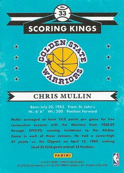 2014-15 Donruss - Scoring Kings #33 Chris Mullin Back
