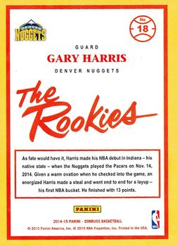 2014-15 Donruss - The Rookies #18 Gary Harris Back
