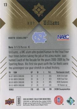 2010-11 Upper Deck Ultimate Collection #13 Roy Williams  Back