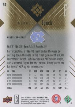 2010-11 Upper Deck Ultimate Collection #20 George Lynch  Back