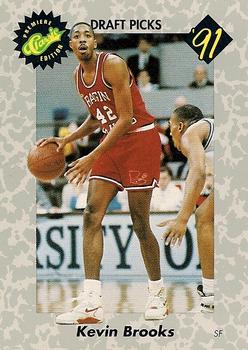 1991 Classic #12 Kevin Brooks  Front