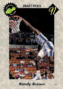 1991 Classic #21 Randy Brown  Front