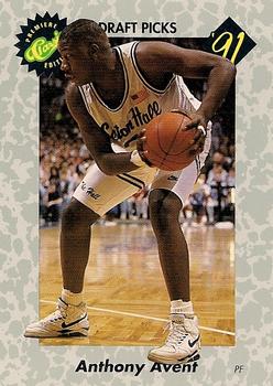 1991 Classic #9 Anthony Avent  Front