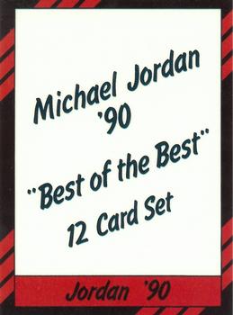 1990 Michael Jordan Best of the Best (unlicensed) #NNO Cover Card Front