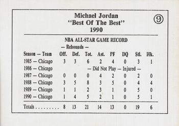 1990 Michael Jordan Best of the Best (unlicensed) #9 Michael Jordan Back