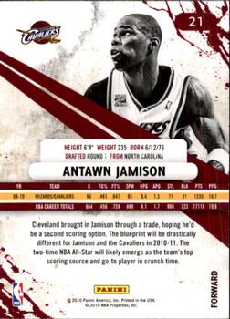 2010-11 Panini Rookies & Stars #21 Antawn Jamison  Back