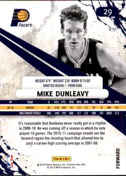 2010-11 Panini Rookies & Stars #29 Mike Dunleavy Jr. Back