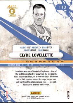 2010-11 Panini Rookies & Stars #110 Clyde Lovellette  Back
