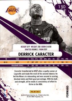 2010-11 Panini Rookies & Stars #130 Derrick Caracter  Back