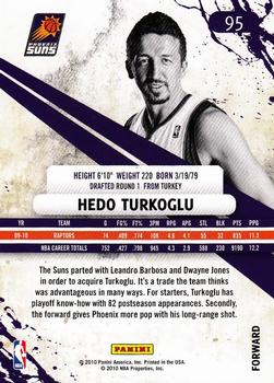 2010-11 Panini Rookies & Stars #95 Hedo Turkoglu  Back