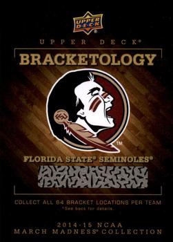 2014-15 Upper Deck NCAA March Madness - Bracketology #NNO Florida State Seminoles Front