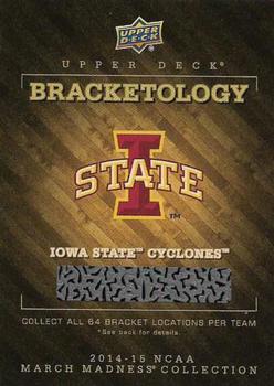 2014-15 Upper Deck NCAA March Madness - Bracketology #NNO Iowa State Cyclones Front