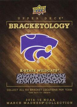 2014-15 Upper Deck NCAA March Madness - Bracketology #NNO Kansas State Wildcats Front