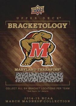 2014-15 Upper Deck NCAA March Madness - Bracketology #NNO Maryland Terrapins Front