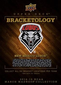 2014-15 Upper Deck NCAA March Madness - Bracketology #NNO New Mexico Lobos Front