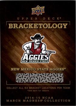 2014-15 Upper Deck NCAA March Madness - Bracketology #NNO New Mexico State Aggies Front