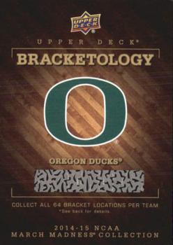 2014-15 Upper Deck NCAA March Madness - Bracketology #NNO Oregon Ducks Front