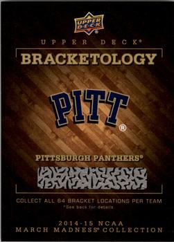 2014-15 Upper Deck NCAA March Madness - Bracketology #NNO Pittsburgh Panthers Front