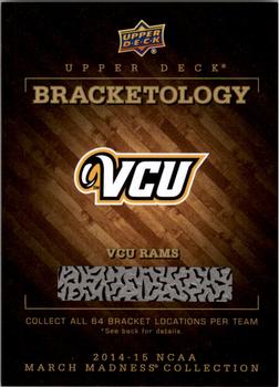 2014-15 Upper Deck NCAA March Madness - Bracketology #NNO VCU Rams Front