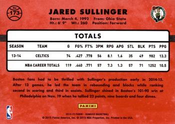 2014-15 Donruss - Press Proofs Purple #173 Jared Sullinger Back