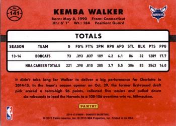 2014-15 Donruss - Swirlorama #141 Kemba Walker Back