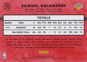 2014-15 Donruss - Swirlorama #122 Samuel Dalembert Back