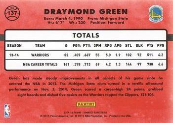 2014-15 Donruss - Swirlorama #137 Draymond Green Back