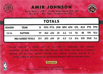 2014-15 Donruss - Swirlorama #157 Amir Johnson Back