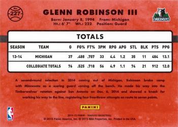 2014-15 Donruss - Swirlorama #227 Glenn Robinson III Back