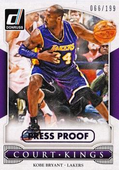 2014-15 Donruss - Court Kings Press Proofs Purple #22 Kobe Bryant Front