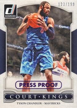 2014-15 Donruss - Court Kings Press Proofs Purple #35 Tyson Chandler Front