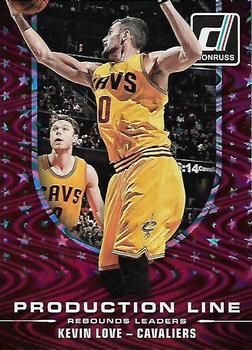 2014-15 Donruss - Production Line Rebounds Swirlorama #3 Kevin Love Front