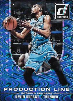 2014-15 Donruss - Production Line Scoring Swirlorama #1 Kevin Durant Front