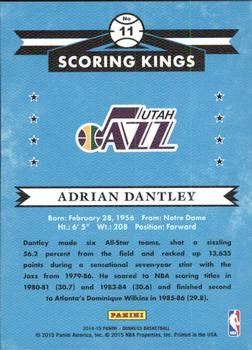 2014-15 Donruss - Scoring Kings Press Proofs Silver #11 Adrian Dantley Back