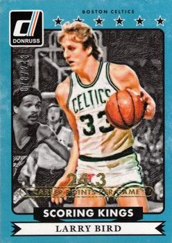 2014-15 Donruss - Scoring Kings Stat Line Career #31 Larry Bird Front