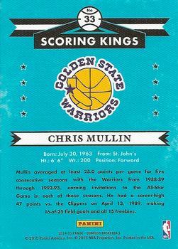 2014-15 Donruss - Scoring Kings Stat Line Career #33 Chris Mullin Back