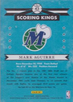 2014-15 Donruss - Scoring Kings Stat Line Season #43 Mark Aguirre Back