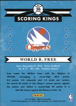 2014-15 Donruss - Scoring Kings Stat Line Season #36 World B. Free Back