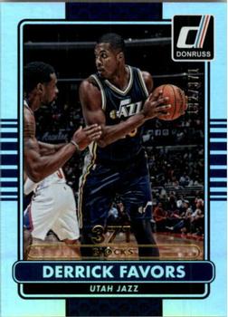 2014-15 Donruss - Stat Line Career #30 Derrick Favors Front