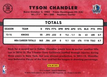 2014-15 Donruss - Stat Line Season #38 Tyson Chandler Back